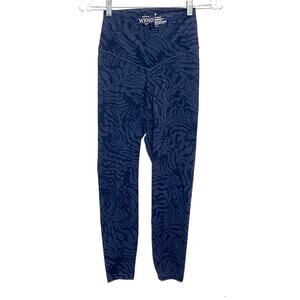 Soma Wknd 24/7 Leggings 7/8 Womens S Tropical Abstract Athleisure Gym Workout